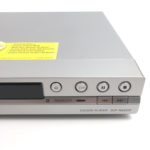 Vintage Sony DVP-NS501P DVD-Player mit Fernbedienung RMT-D197A & Cinch-Kabel getestet funktioniert GUC - Bild 9 von 13