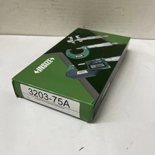 Insize 3203-75A Outside Micrometer,Ratchet Thimble