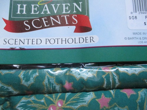 Heaven Scents Engel Weihnachten 2 duftende Topflappen - Barth & Dreyfuss - Sears - Bild 3 von 6