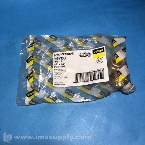 Viega LLC 79700 Propress Union, 1/2" x 1/2" FNOB