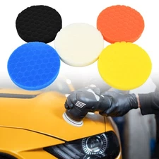 Polishing Pad 7" Car Waxing Polish Foam Sponge Kit Buffer Polisher Buffing Wheel