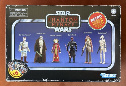 Star Wars Retro Collection The Phantom Menace 6-Pack 3.75" Target Exclusive NIB - Picture 3 of 6