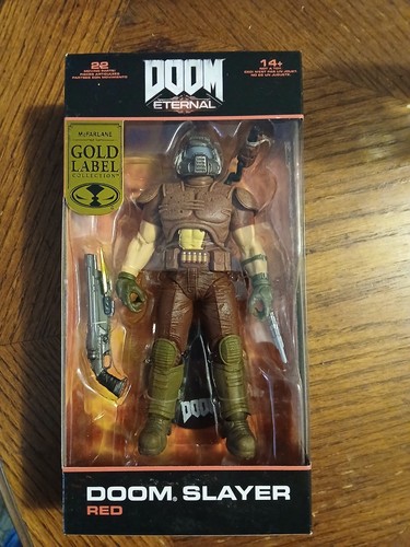 Mcfarlane Gold Label Doom Eternal Doom Slayer Red Suit Exclusive Figur ungeöffnet