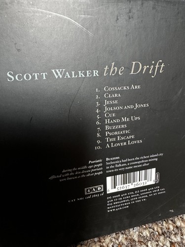 Scott Walker-The Drift (Limited Edition CD with Booklet, 2006) - Picture 4 of 20