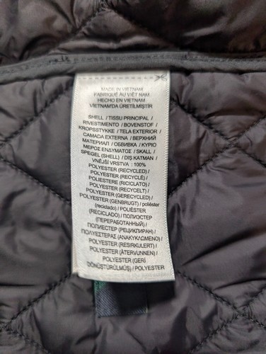 Polo Ralph Lauren Club Quilted Full Zip Vest Men's Large Aviator Field Black - Picture 12 of 14