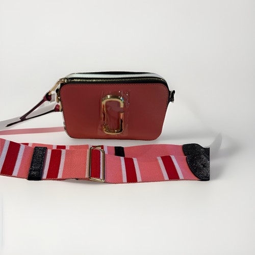 Marc Jacobs The Snapshot Kameratasche Saffiano Leder - Koralle / Pink 🎀 Neu mit Etikett - Bild 2 von 12