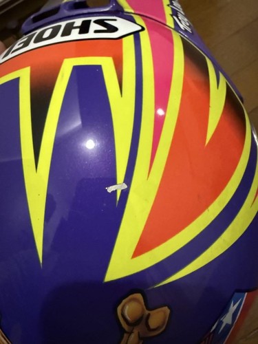 SHOEI Damon Bradshaw model vintage helmet VF- X 90's Size - L (59-60cm) Used Jp - Picture 6 of 9