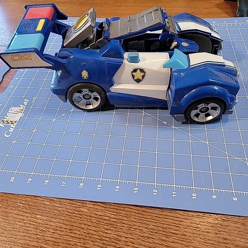 Paw Patrol The Movie Chase 2 In 1 Police Transforming City Cruiser Vehicle WORKS - Picture 7 of 9