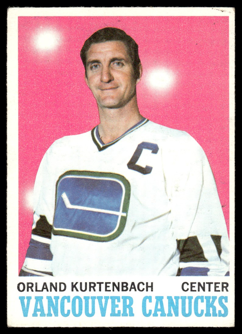 1970-71 Topps Orland Kurtenbach Vancouver Canucks #117