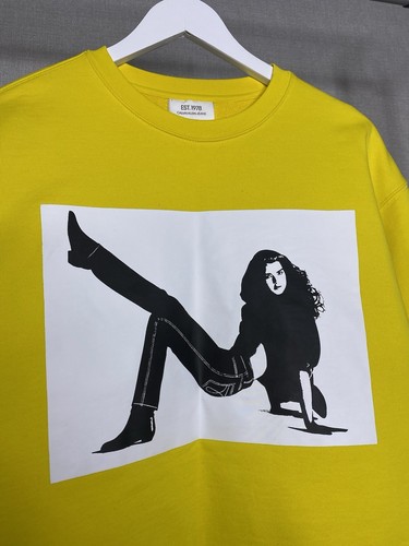 Calvin Klein x Raf Simons Brooke Box Printed Sweatshirt Sz S Est 1978 Rare - Picture 3 of 14