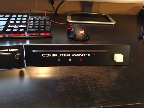 Knight Rider KITT Computer Ausdruck Drucker - Bild 9 von 10