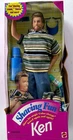 Vintage 1994 Mattel Shaving Fun Ken Doll Color Change Beard Sealed Damaged Box