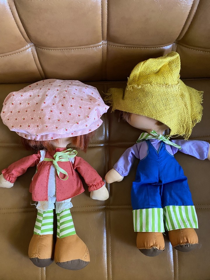 Strawberry Shortcake Rag Doll Vinyl Face Vintage Rare Find With Hats ...