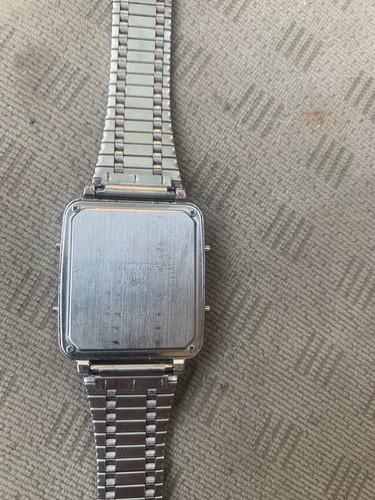 Vintage Rare Digital Armitron Piano Game Calculator Watch Working Stainless - Picture 3 of 3