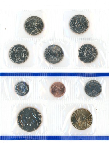 2002 U.S. MINT 20-COIN UNCIRCULATED SET COMPLETE W/CERTS - Picture 3 of 6