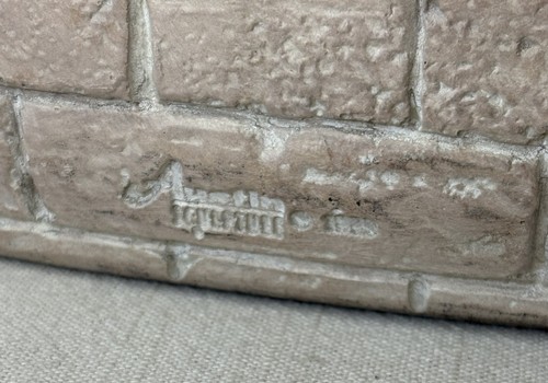 VINTAGE Chanukka Menora Austin Steinskulptur Jerusalem Judaica 12x7" Danek - Bild 5 von 10