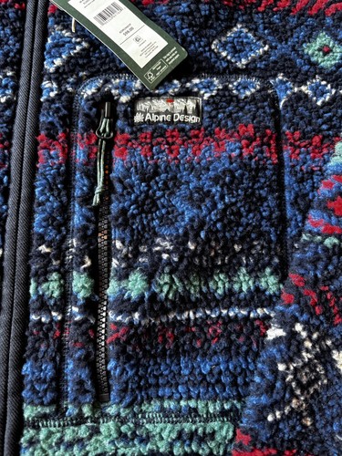 Alpine Design Men's Fleece Jacket Size XXL with Patterned Design [COPY] - Picture 2 of 4