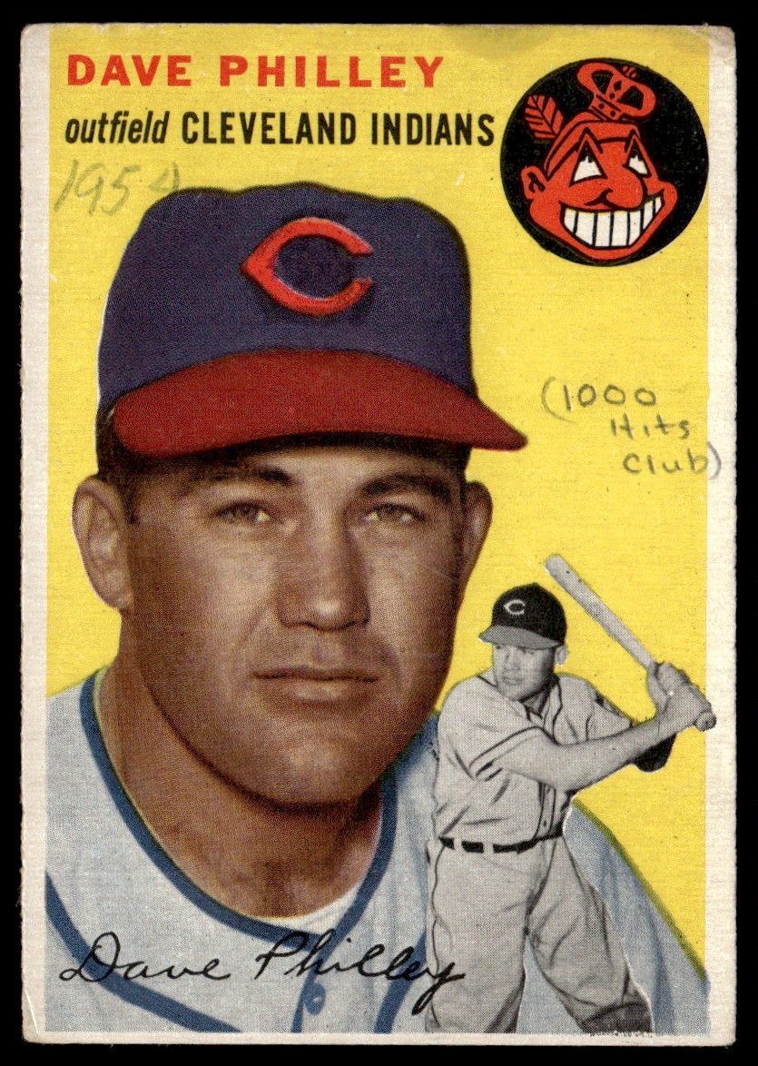 1954 Topps Dave Philley LOW GRADE Set Break #159