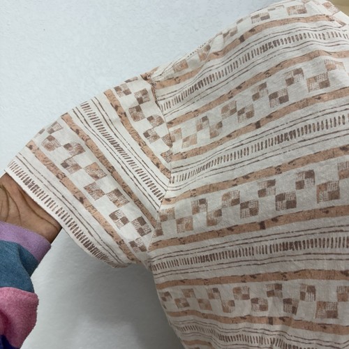 Free people Nueva Camiseta Cuadrada Azteca $58 Para Mujer Talla M Informal Algodón Prendas para el torso de Verano - Imagen 8 de 15
