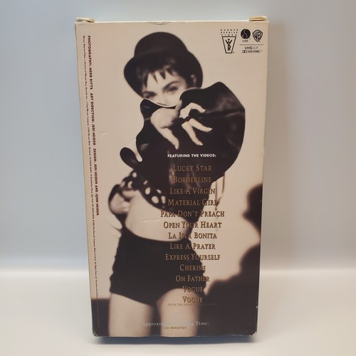 MADONNA The Immaculate Collection VHS (1990) Very Good Condition - Picture 2 of 8