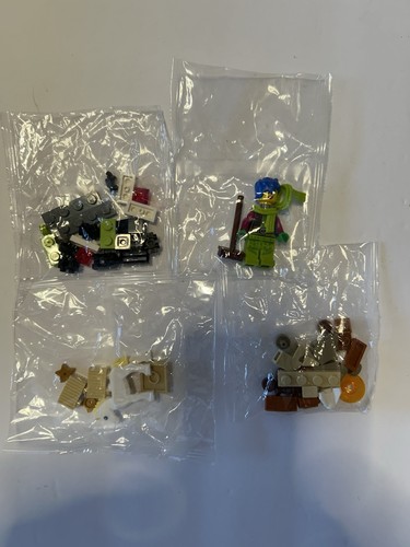 Neu Lego 4 verschiedene Minifigur fabrikversiegelte Tüten weißes Pferd - Stck. & Stücke - Bild 6 von 6