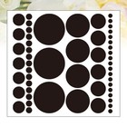  Nursery Wall Sticker Kids Room Decoration Dot Stickers for Walls