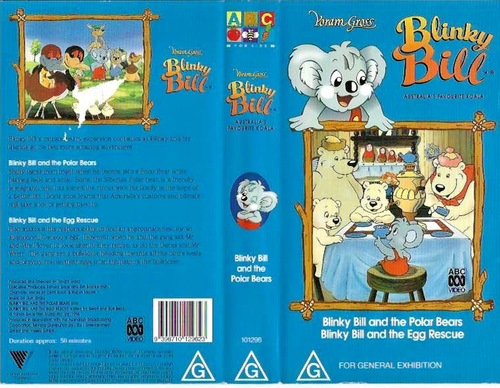 BLINKY BILL AND THE POLAR BEARS VHS VIDEO PAL~ A RARE