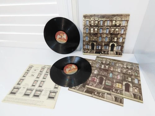 Led Zeppelin Physical Graffiti Music Vinyl Record Album SS-2-200 Swan Song