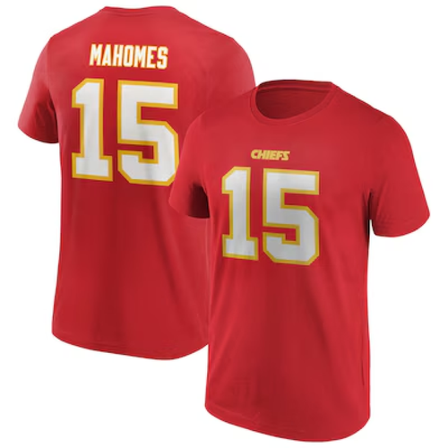 T-shirt uomo Kansas City Chiefs N&N Mahomes 15 NFL top - nuova