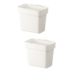 2 Count Abfalleimer Mit Deckel Küchenabfalleimer Hängend Hängender Mülleimer