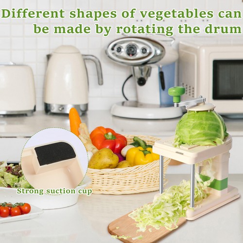 Vegetable Spiralizer Rotating Blade Zucchini Spaghetti Maker Efficient stcYZ - Picture 6 of 12