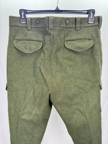 Vintage C.C. Filson 100 % Schurwolle Herren Feld Jagd Hose Stil 87 Größe 36 x 25 - Bild 4 von 13
