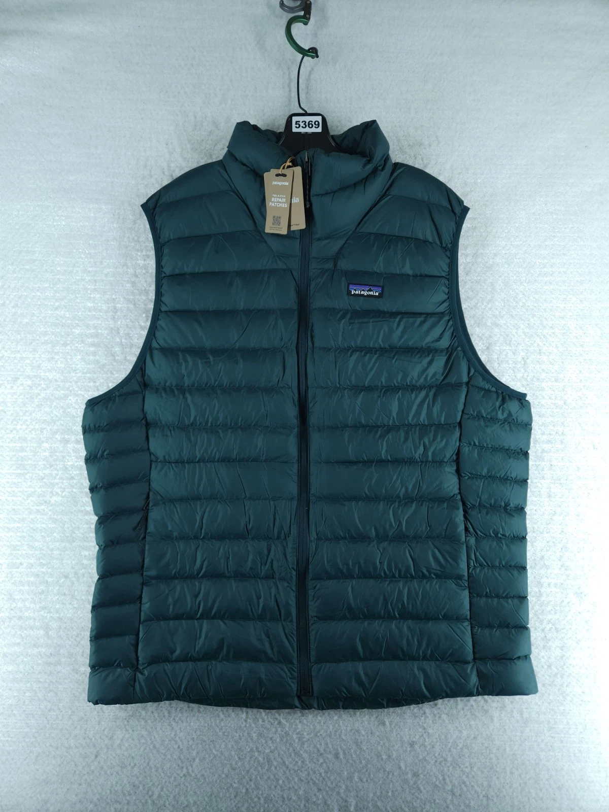 PATAGONIA MEN'S DOWN SWEATER VEST - CASCADE GREEN NEW SIZE XL