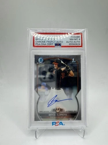 2023 Bowman Draft Bryce Eldridge 1st Bowman Chrome Auto! PSA 8!