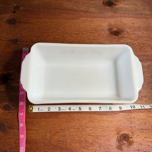 Vintage Fire-King #409 Primel Auflaufform Laib Pfanne 1 Menge - Bild 3 von 4