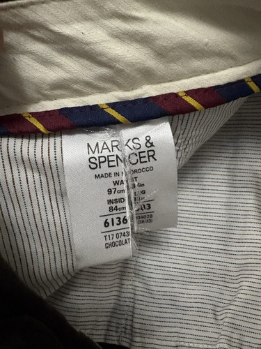 Blue Harbour Mens Trousers Waist-38 Inseam-33 Corduroy | Cotton Velvet |Brown - Picture 5 of 10