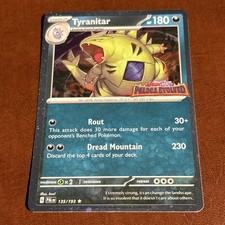 Pokemon Card Tyranitar #135 (Paldea Evolved Stamp) Promo