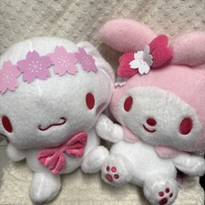 Sanrio Plush Lot   My Melody  Cinnamoroll Sakura Series   Brand New with Tags
