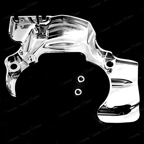 1 cubierta de cubierta de transmisión cromada para Harley Street Glide FLHX FLHXS CVO 09-16 - Imagen 7 de 8