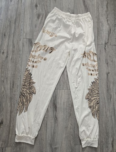 Women's 2 Pcs Set T-shirt & Pants Writh Tiger and Angel Wings Size M - Picture 5 of 6