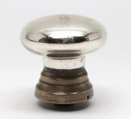 Single Vintage Mercury Glass Door Knob with Nickel Shank - Picture 3 of 4