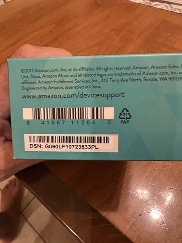 Amazon Echo Dot 2nd Generation Smart Speaker Alexa Black New Sealed - Picture 2 of 3