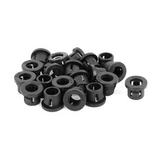 20pcs 8mm Mounted Dia Snap in Cable Hose Bushing Grommet Protector