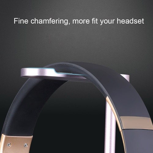 Schwarz Tragbare Kopfhörer Desktop Stand Aluminium Legierung Tablet Stand D KUI - Afbeelding 4 van 8