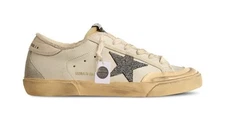Golden Goose Superstar Penstar Sneakers Swarovski White Beige NIB EU 37 US 7