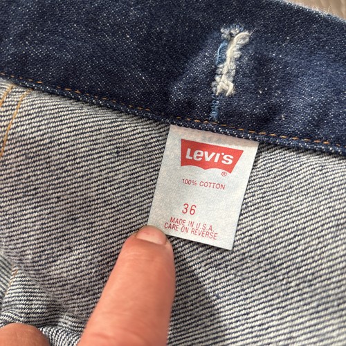 Vintage 80's Levi Denim Trucker Jacket 70506-0216 USA Made Type 3 Gr. 36 Vintage - Bild 7 von 12