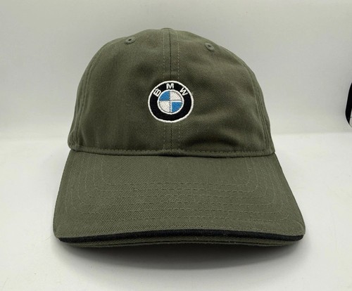 Vintage 90s BMW Lifestyle RARE Green BMW Racing Embroidered Hat OSFA - Picture 2 of 23