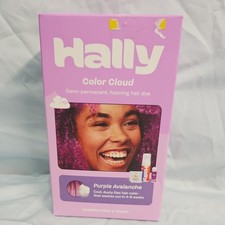 New Hally Color Cloud Purple Demi Permanent Foaming Hair Dye Avalanche