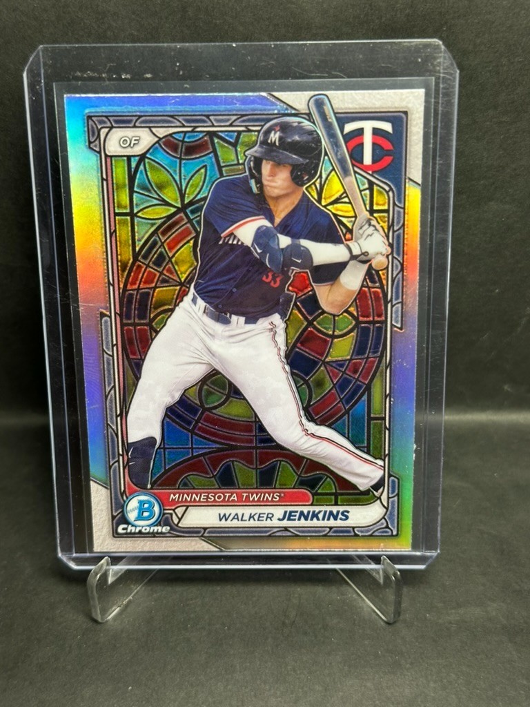2024 Bowman Chrome - Prospects Walker Jenkins #BCP-204 Etched in Glass Variation
