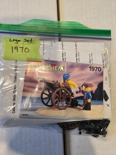 Lego Pirates 1970 - Pirate's Gun Cart - 1993 - Loose Complete with Instructions